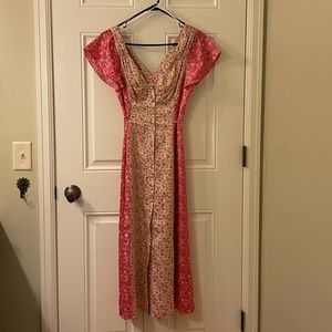 CINQ a SEPT Jessica Dress Floral Charmeuse Midi